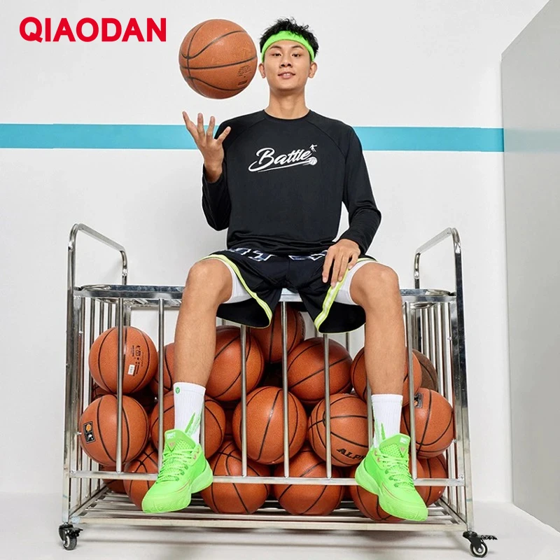QIAODAN Duya TEAM Men Basketball Sneakers 2025 Autumn Non-Slip Wear-Resistant Equipped Shock Absorption Technology QXA013251110