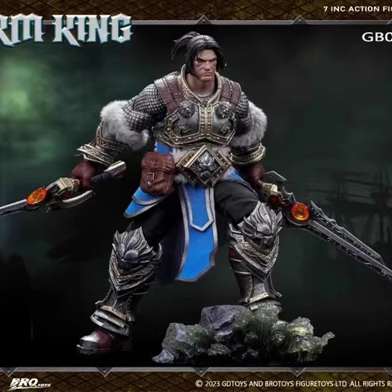 In Stock Third Party Custom Made 1/12 scale GDTOYS X BROTOYS World of Warcraft Varian Wrynn Action Figure