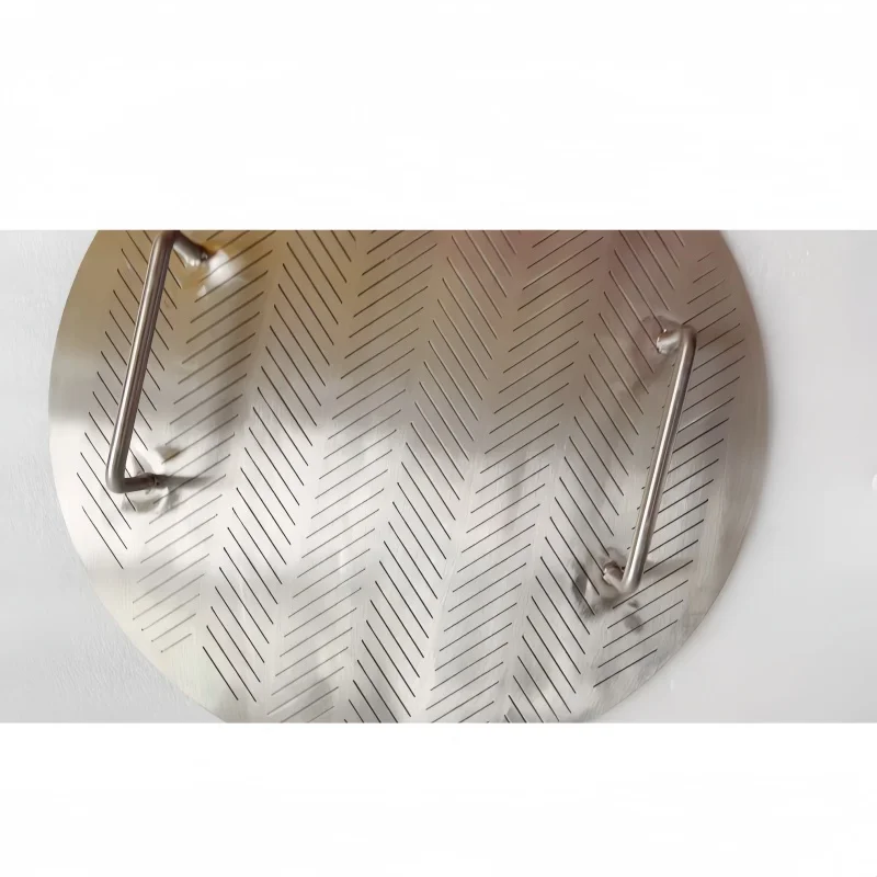 OD446mm/433mm False Bottom With Two Handles For Home Brewing Distillation Tank ,Thk 2mm,Gap Size 0.7 mm Stainless Steel 304