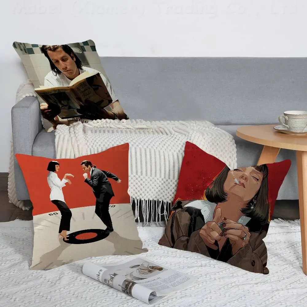 Movie Pulp Fiction Personalized Picture Text Home Decorative Pillows Household Gifts 45x45cm