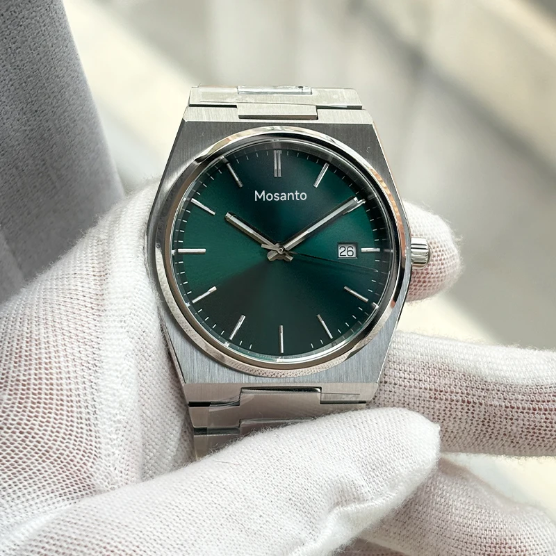 ساعة Tissotis Premium الجديدة للأعمال، حركة أصلية، ساعة كوارتز مضيئة مقاومة للماء من كريستال الياقوت #5