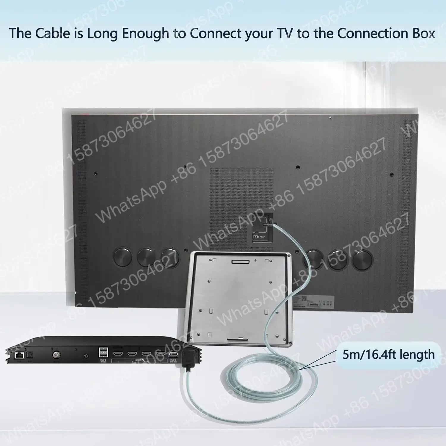 Para Samsung One Cable De ConexióN Oled 4K Tv 55 ''65'' 77'' S95D QA55S95D QA65S95D QA77S95D QE55S95D QE65S95D QE77S95D VG-SOCC05