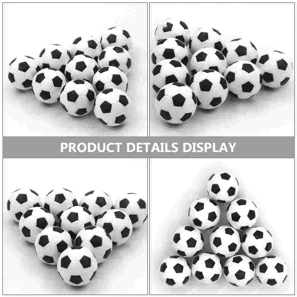 Lot de ballons de baby-foot décoratifs en résine, 10 pièces, pour table de football, pour enfant