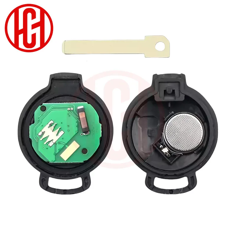 3 ボタン車リモートスマートキーメルセデス · ベンツスマートフォーツー 451 2007-2013 433Mhz PCF7941 ID46 チップキーレスエントリートランスミッター