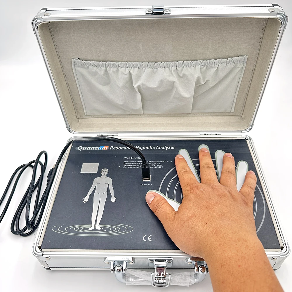 Newest Palm Model Quantum Resonance Magnetic Analyzer For Body Health Checking Set 2024 Software Version