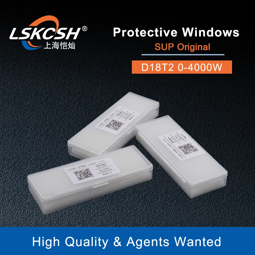 LSKCSH  50PCS/Lot Laser Protective Windows Protection Mirrors 18x2mm SUP Original For SUP20S SUP21T SUP23T WSX Laser Welding