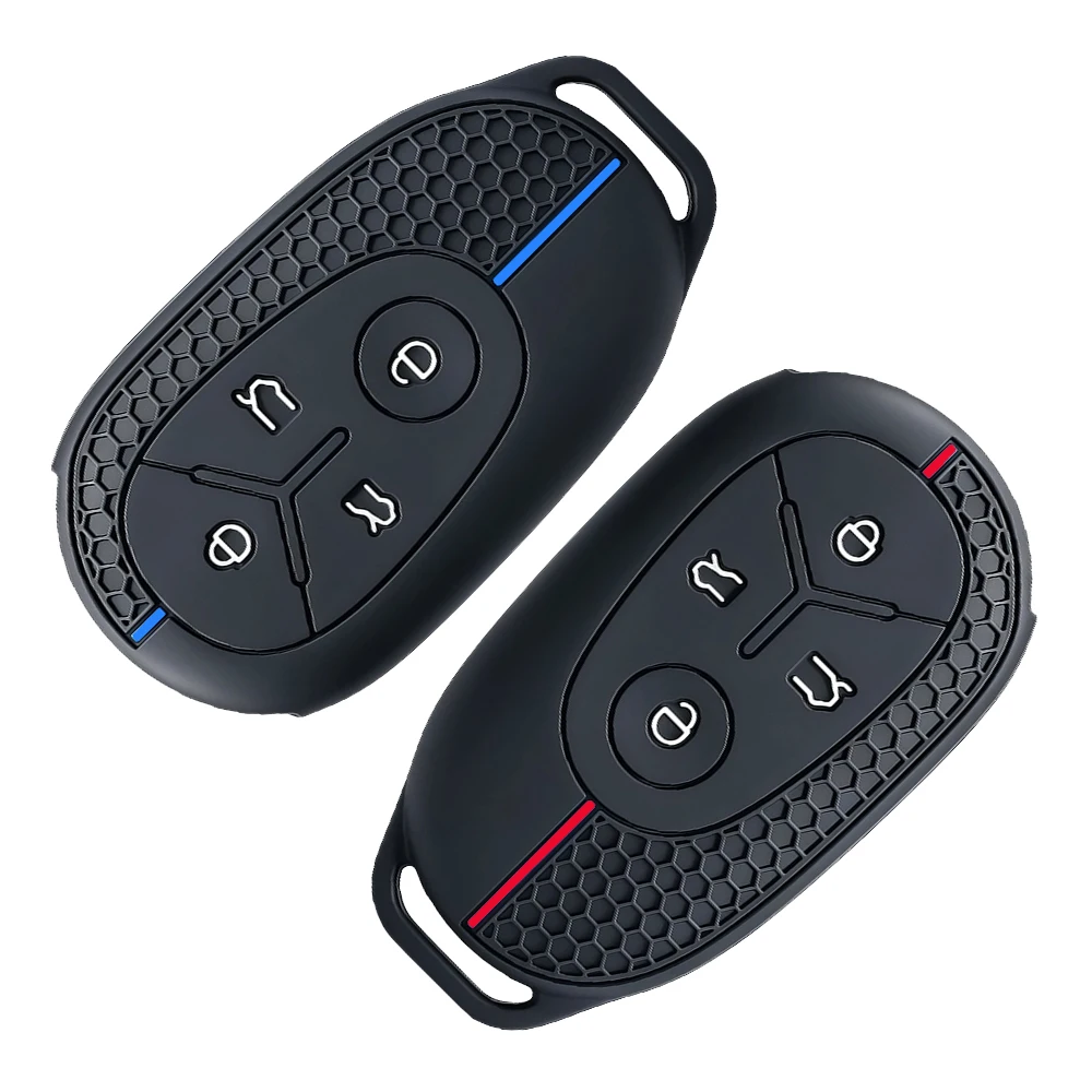 Silicone Car Remote Key Case Cover Protect Shell Fob For Geely EX2 GEOME Galaxy 2025 Light Star Wishes Exploration Youth Version