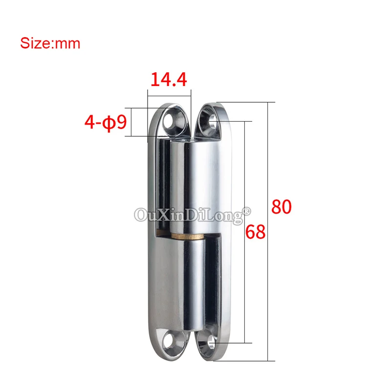 10PCS Zinc Alloy Machinery Equipment Industrial Hinge Distribution Box Hinges Switch Control Electric Cabinet Door Hinge Chromed