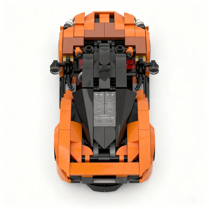 334 pièces MOC McLarenesd City Champions Modèle de construction en blocs Architecture Cadeaux de Noël Idées de jouets Éducation Briques créatives Enfants