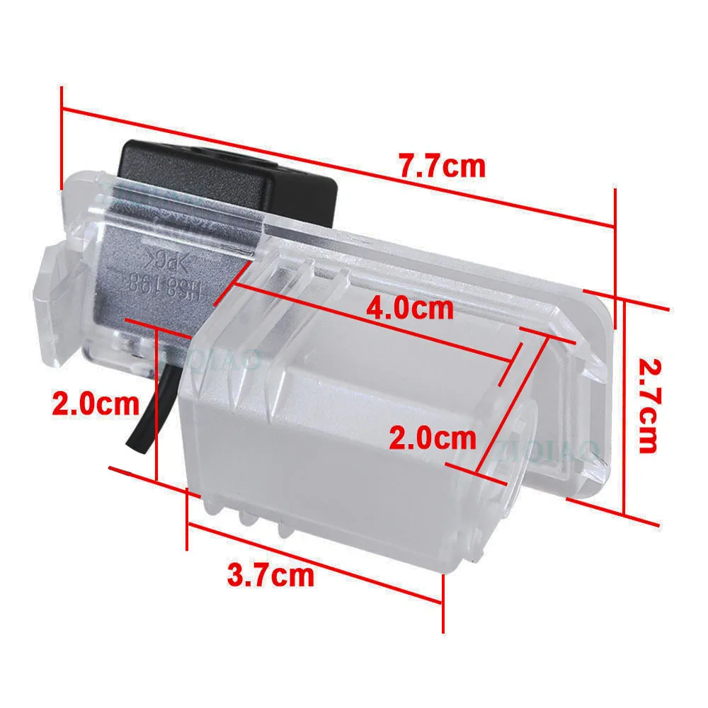 ZIQIAO for VW Polo Hatchback Magotan Bora 2011-2021 Beetle R-Line 2012-2015 Porsche Cayenne 2012-2014 Macan 2015-2017 HD Camera