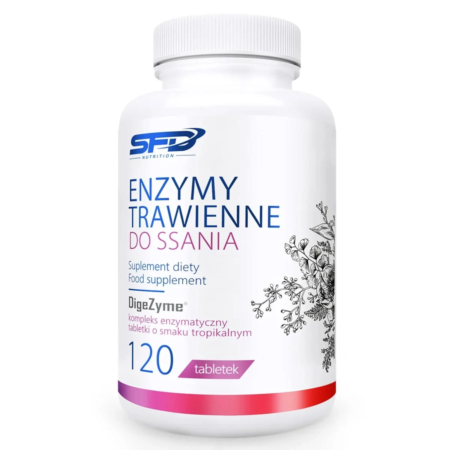 Enzymy trawienne do ssania 120tab - SFD