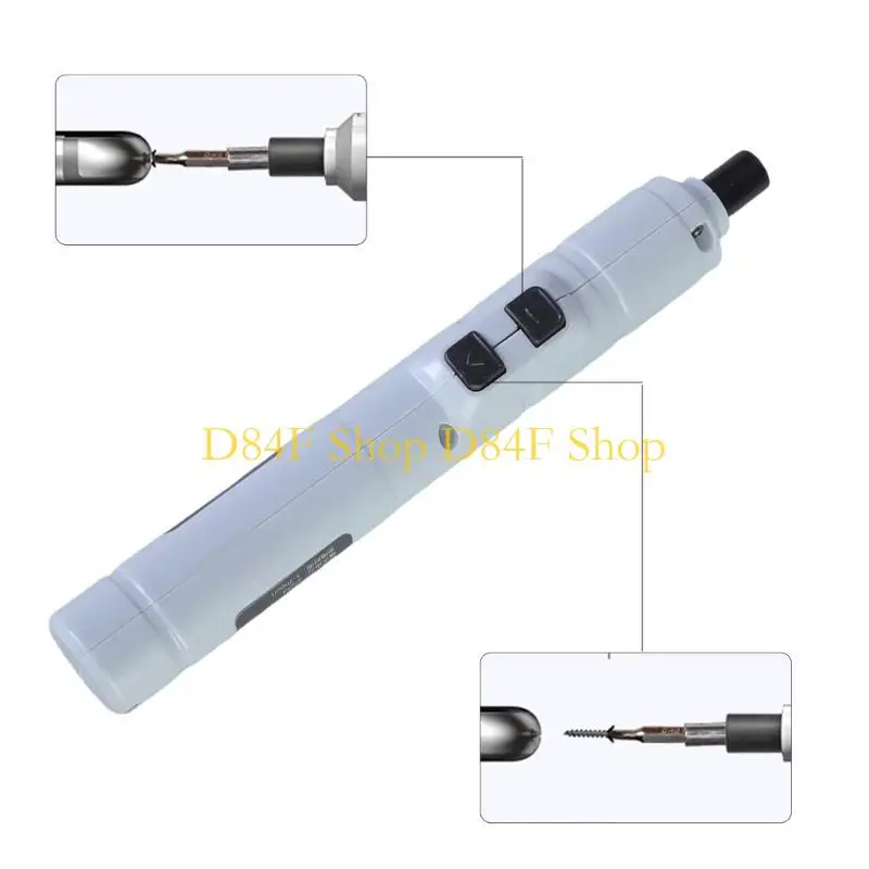 

D84F Efficient Rechargeable Electric Screwdriver Set for Technicians and Gadget Lover