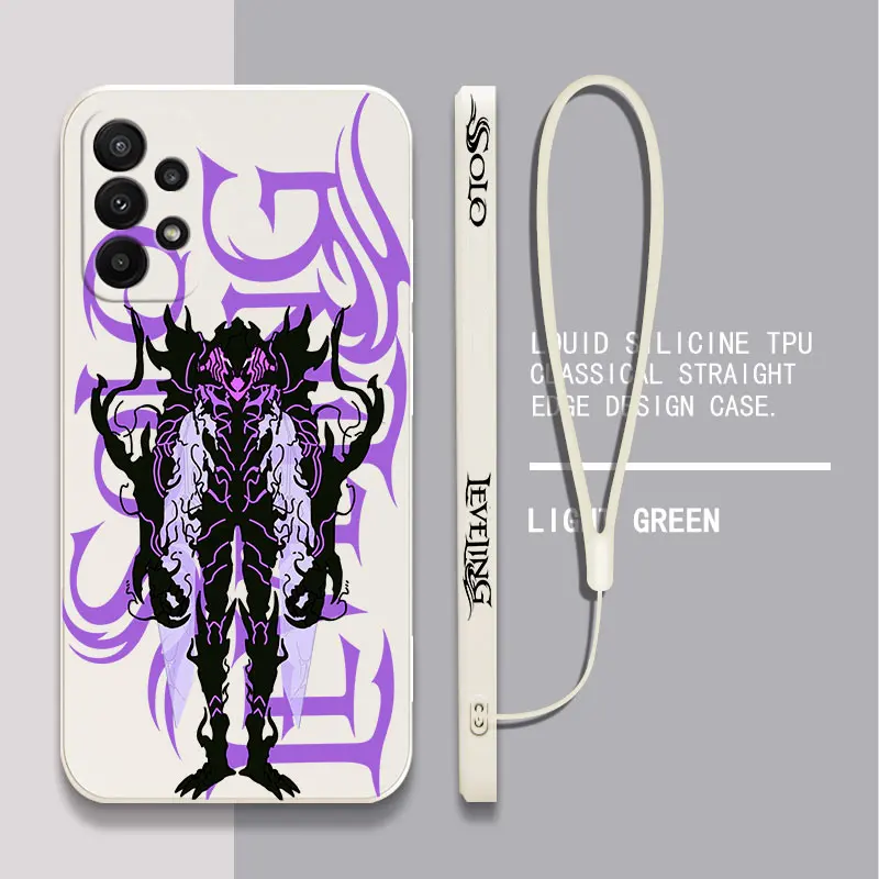 Shadow King Solo Leveling Phone Case For Xiaomi Poco M5 X5 F5 F4 X4 M4 F3 X3 M3 F2 X2 Pro C40 4G 5G GT Liquid Silicone Cover