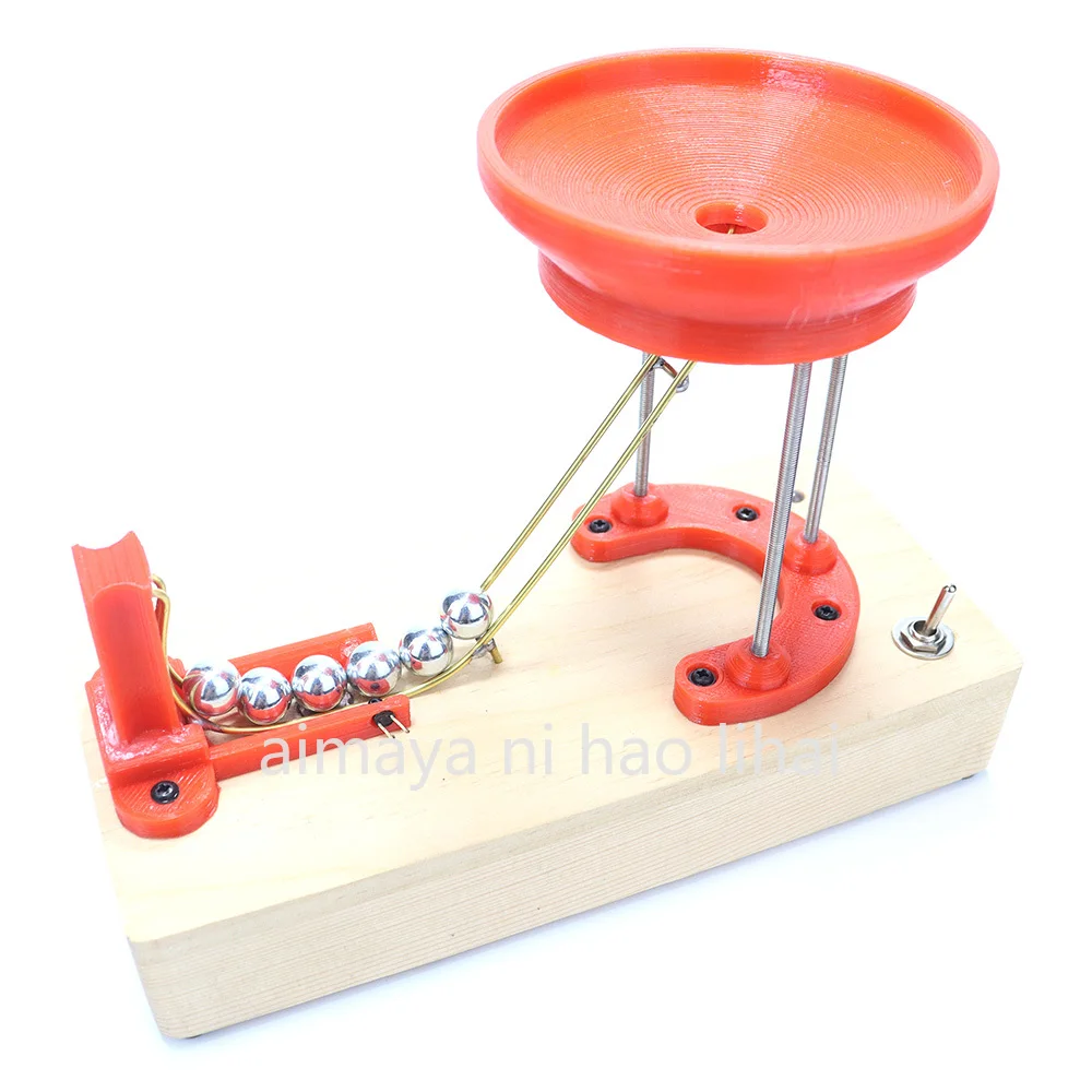 DIY Perpetual Motion Machine Model - Physics Electromagnetic Energy Conservation Teaching Demonstration