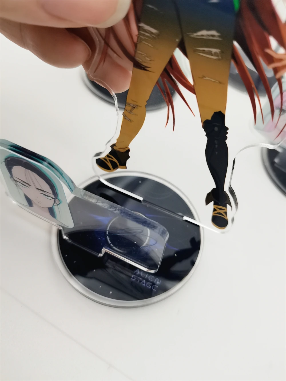 أنيمي الغريبة المرحلة إيفان و تيل هدية دمى أشكال الاكريليك حامل نموذج عمل الشكل حلية اكسسوارات نماذج سطح المكتب الحلي