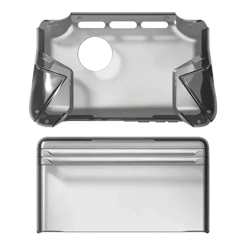B27B For AYN Thor Dual Screen Protective Case Handheld Cover With Transparent TPU Shell Integrated Soft Handle