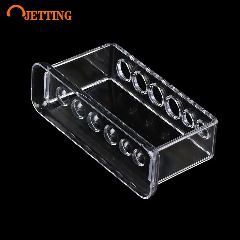 1PC Plastic Clear Test Tube Rack 6 Holes Stand Lab Test Tube Stand Shelf School Supply Laboratory Equipment