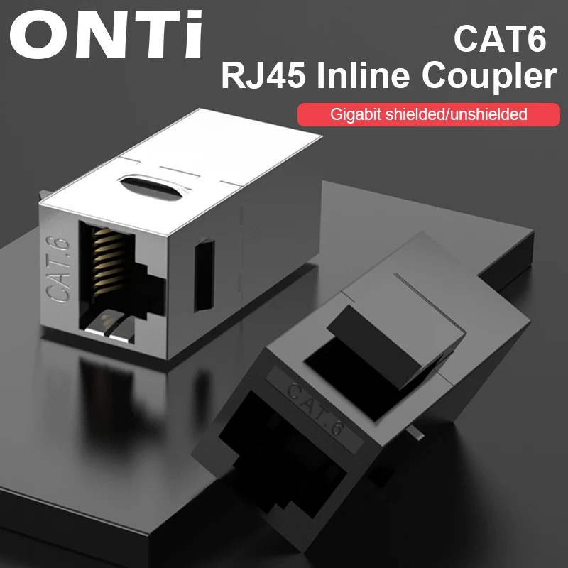CAT6 RJ45ตัวคู่ต่อแบบอินไลน์ช่องต่อ RJ45หัวต่อข้อมูลช่องเสียบคอมพิวเตอร์สายเคเบิลอะแดปเตอร์แจ็คตัวเชื่อมต่ออีเทอร์เน็ต