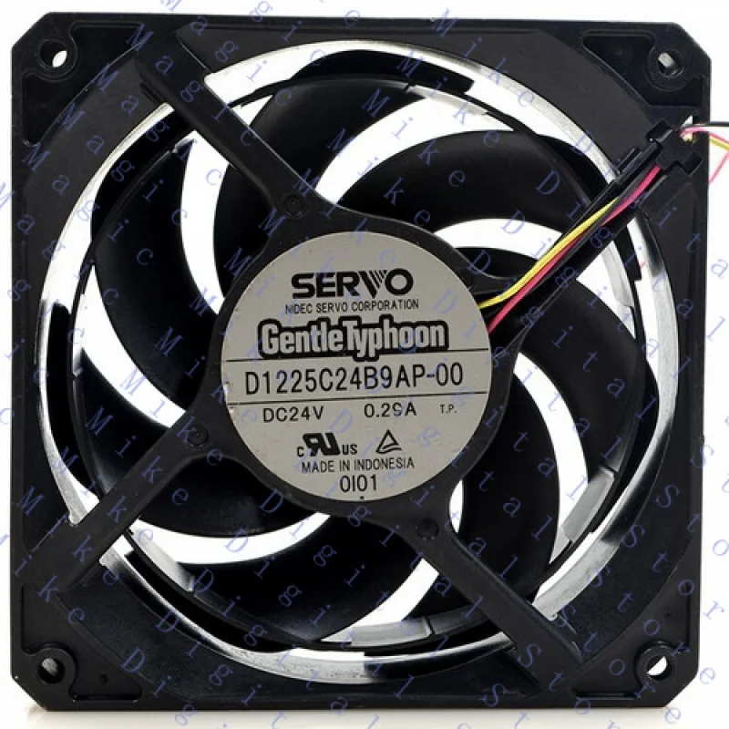 H  FOR Servo D1225C24B9AP 24V 0.29A 12CM 12025 high-end equipment cooling fan