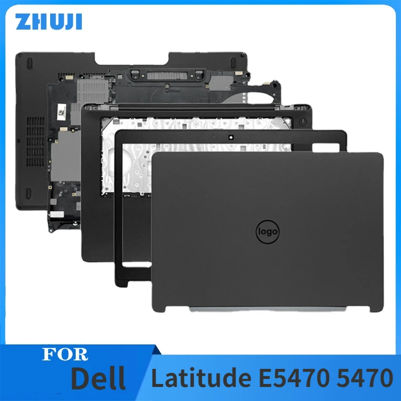 New Laptop Case For Dell Latitude E5470 5470 LCD Back Cover Front Bezel Hinges Palmrest Bottom Case Hinge Cover Top Rear Housing