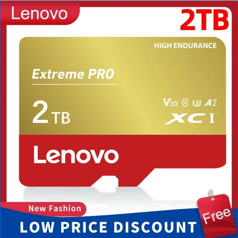 Lenovo Hochgeschwindigkeits-Micro-TF-SD-Karte 512GB 256GB TF-Flash-Speicher karte Treiber Rekorder Camera cartão de Memória 1TB 2TB SD-Karte