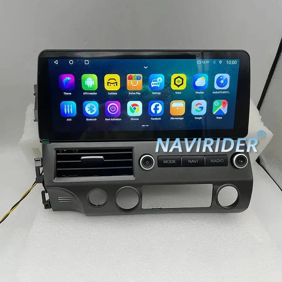 12.3inch Car Radio For Honda CIVIC 2005-2012 Android 15 Multimedia Video Player 4G Carplay Auto Stereo GPS Navigation Head Unit