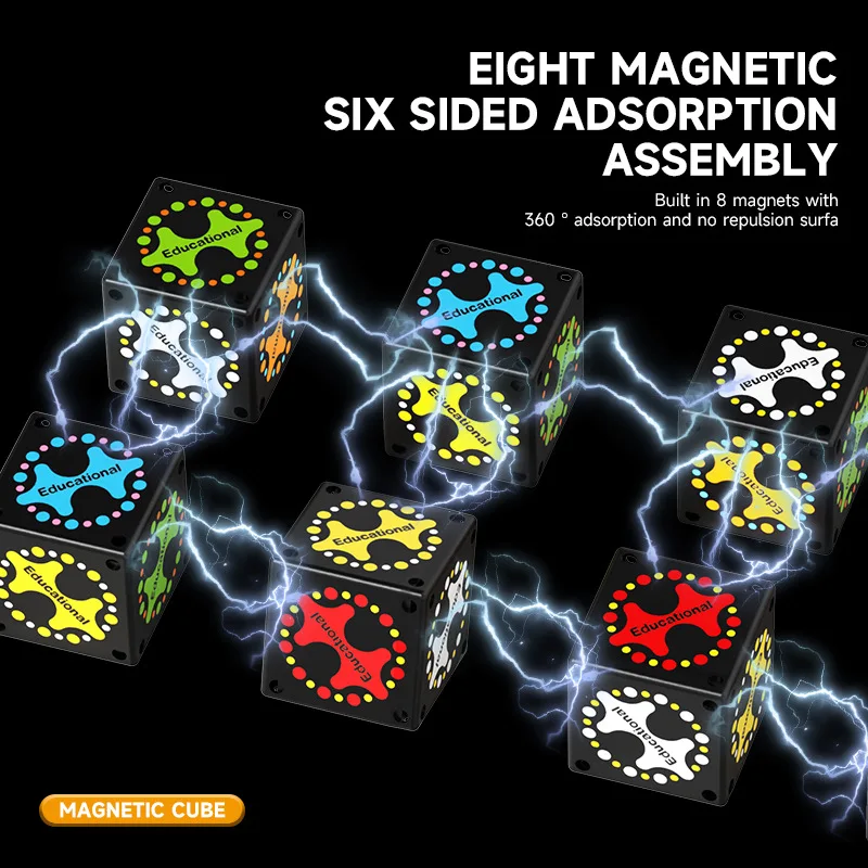 2026 Hot Magnetic Building Blocks Mine World Magnet Cube Set for Boy Girl Kid Age DIY Model Children Stem STEM Sensory Toy Gift