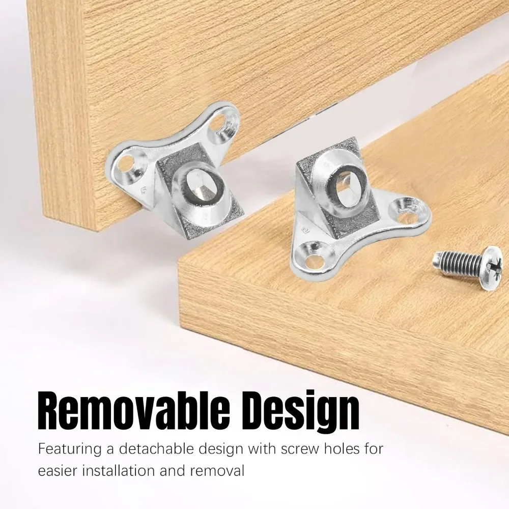 6Set-20Set Butterfly Corner Bracket with Screws Detachable Corner Brace L Shape Right Angle Metal Brace for Furniture Drawers