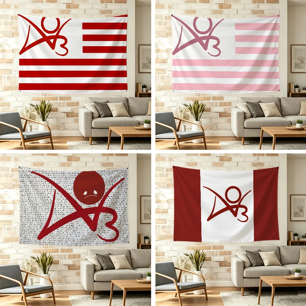 A-Ao3 Logo Luxury Flag Durable Outdoor Indoor Patio Festive Decoration Classic Design Pole Wall Room Banner