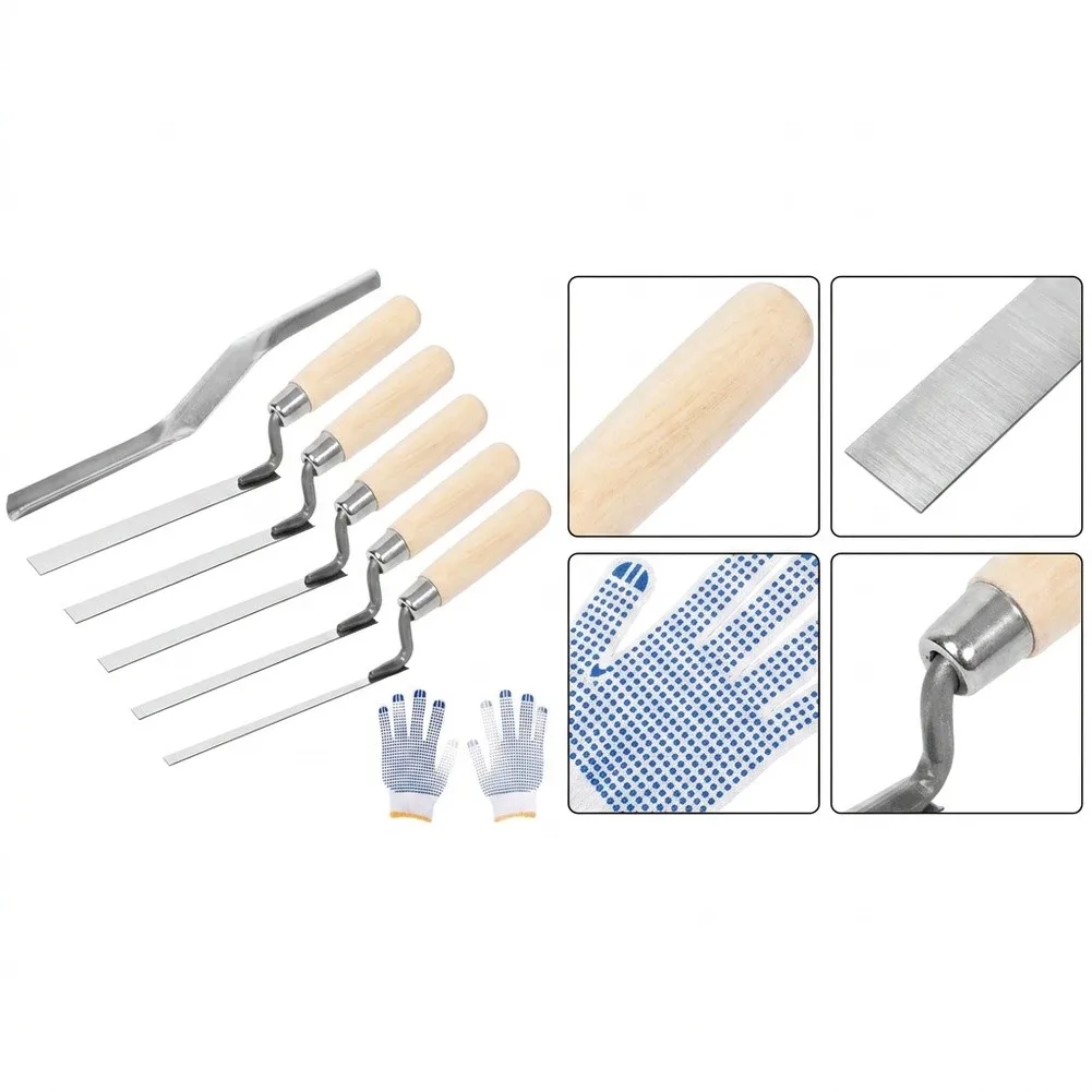 6Pcs Grout Float Trowels for Tile Installation Grout Filling Joint Restoration and Cement Smoothing Work Indoor Outdoor Use