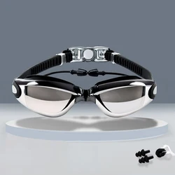 Gafas de natación profesionales para adultos, lentes de piscina antiniebla y protección UV, sin fugas, para hombres y mujeres