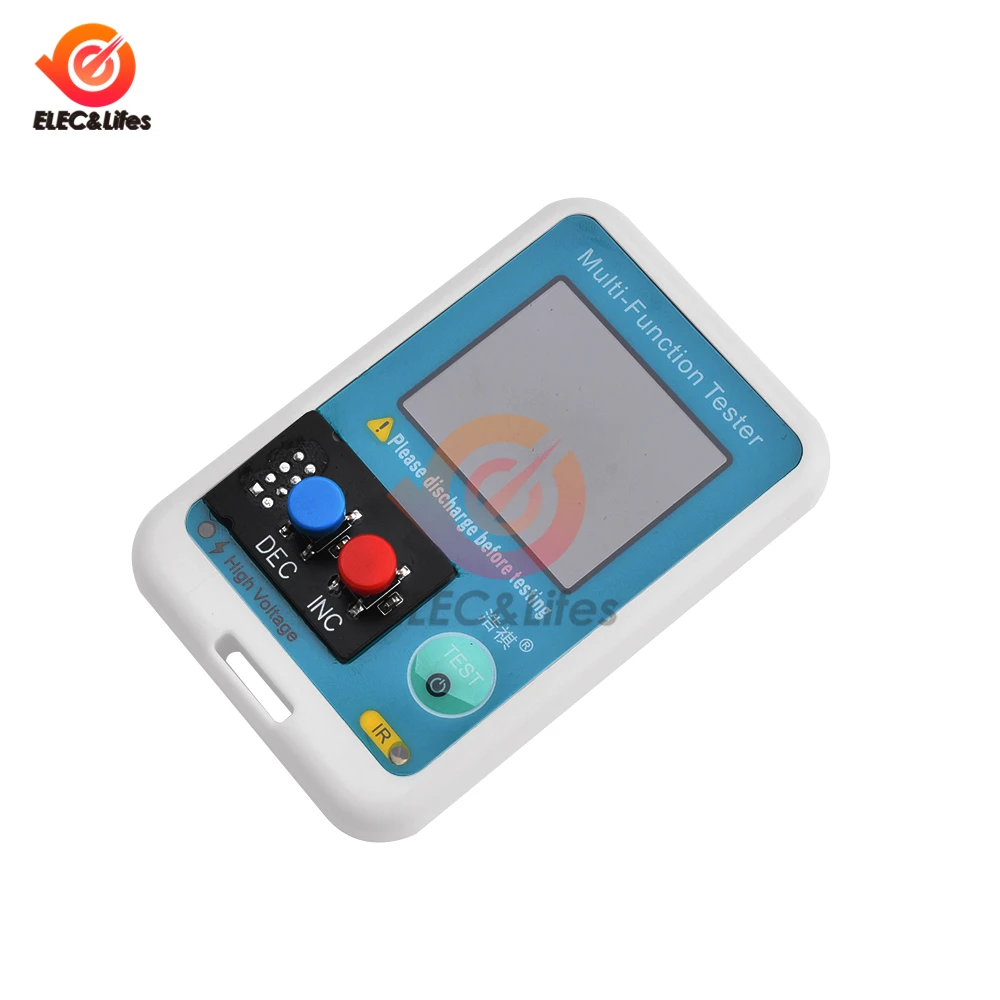 High Quality Brand New MTT-V1 ESR Meter Transistor Tester Colorful Display TFT Diode Triode Capacitance SCR Inductance