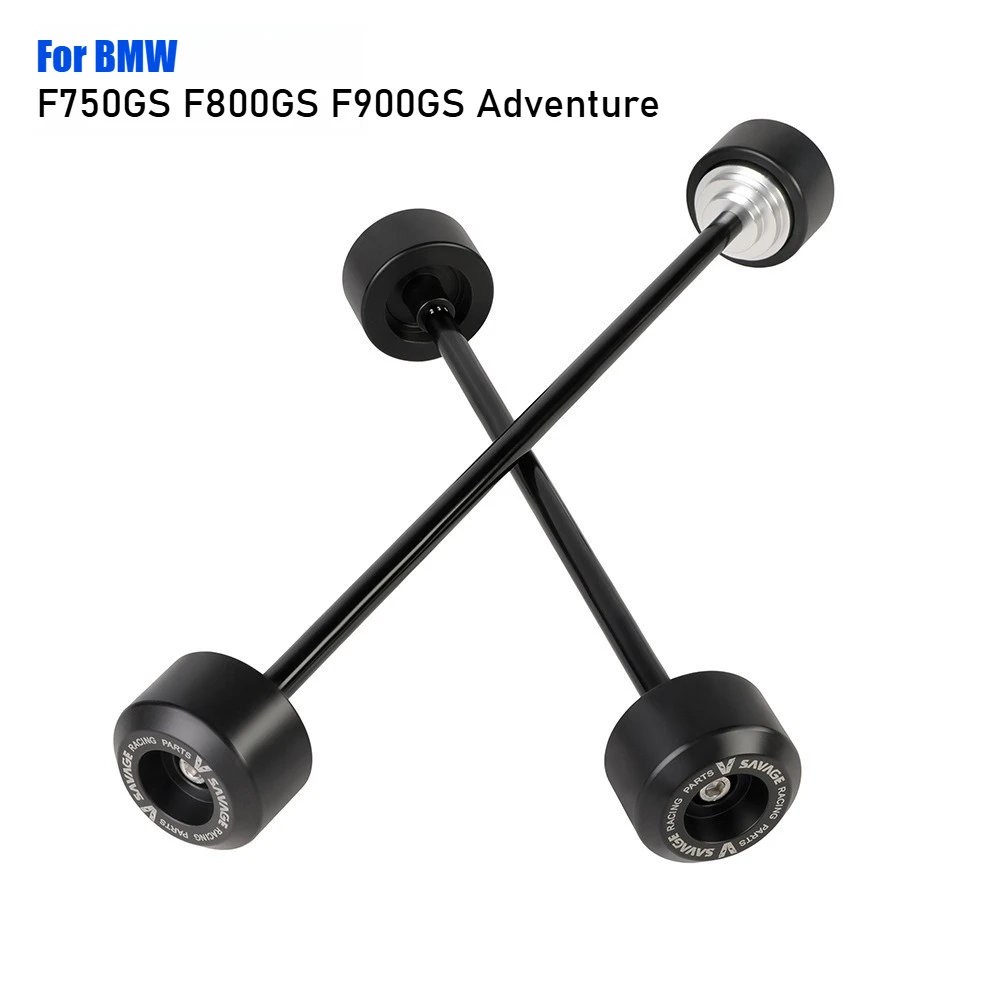 

Для BMW F750GS F800GS F900GS Adventure F850GS ADV: Защитные слайдеры (крэш-слайдеры) для передней и задней оси, вилки, колеса и маятника (защита от падений)