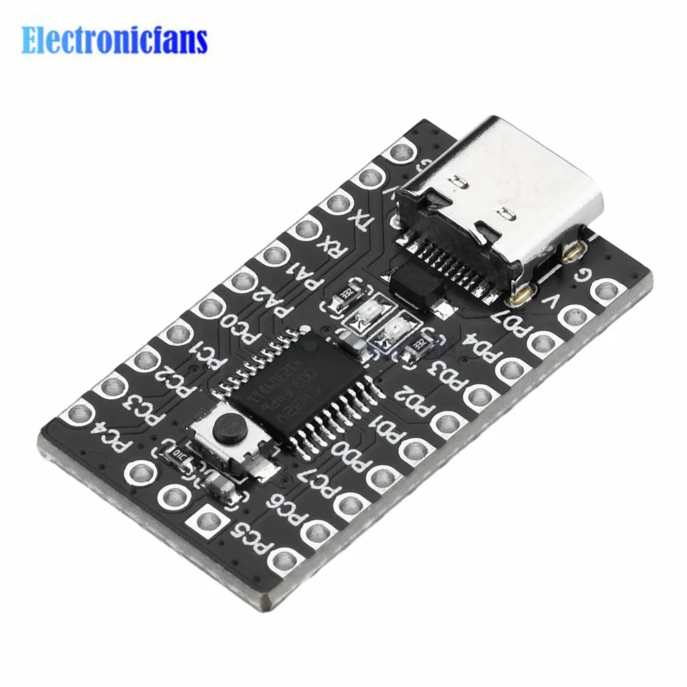 1-5 Stück CH32V003F4P6 RISC-V Prozessor Mikrocontroller-Modul Kernplatine Entwicklungsboard mit TYPE-C-Schnittstelle – Detail 11