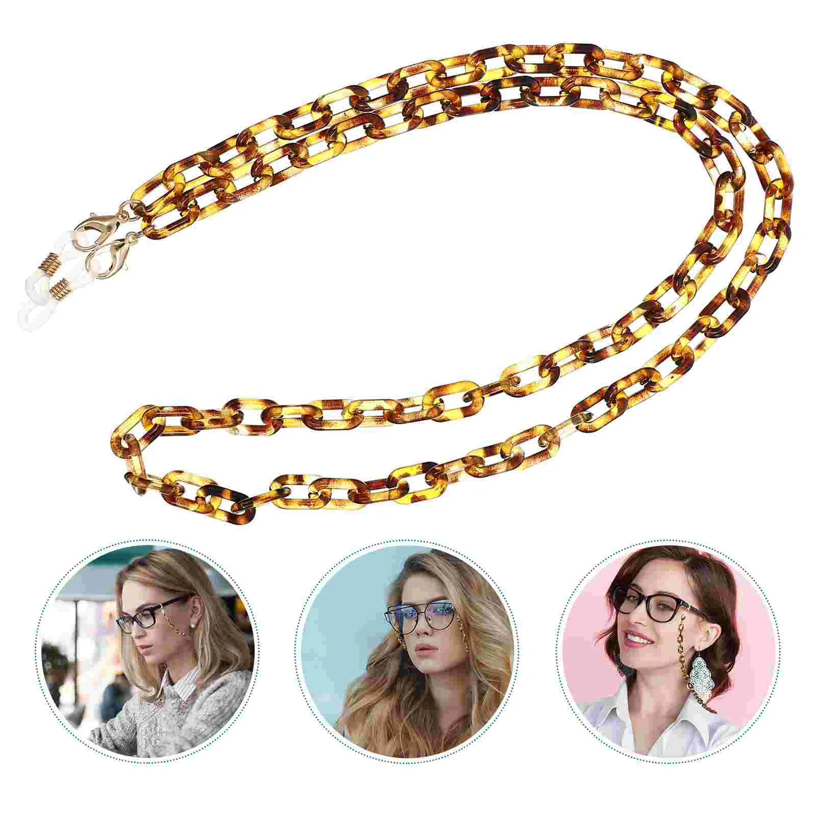 

Tortoiseshell Glasses Chain Decorative Ropes Eyeglasses Chains Anti-lost Anti-drop Accessories Delicate