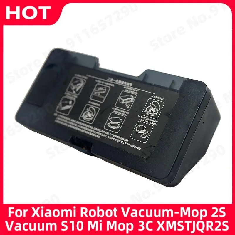 

2 in 1 Water Tank Dust Box Parts For Xiaomi Robot Vacuum Mop 2S MI MOP 3C VIOMI V2 V3 VACUUM S10 XMSTJQR2S B106CN Accessories
