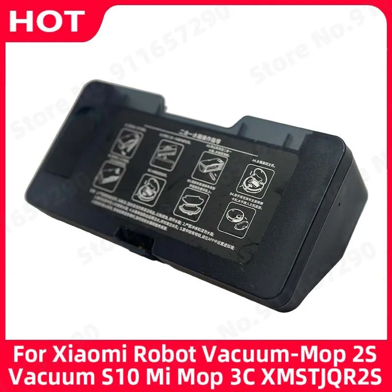 2 In 1 Bagian Kotak Debu Tangki Air untuk Xiaomi Robot Pel Vakum 2S MI Pel 3C VIOMI V2 V3 Vakum S10 XMSTJQR2S B106CN Aksesori