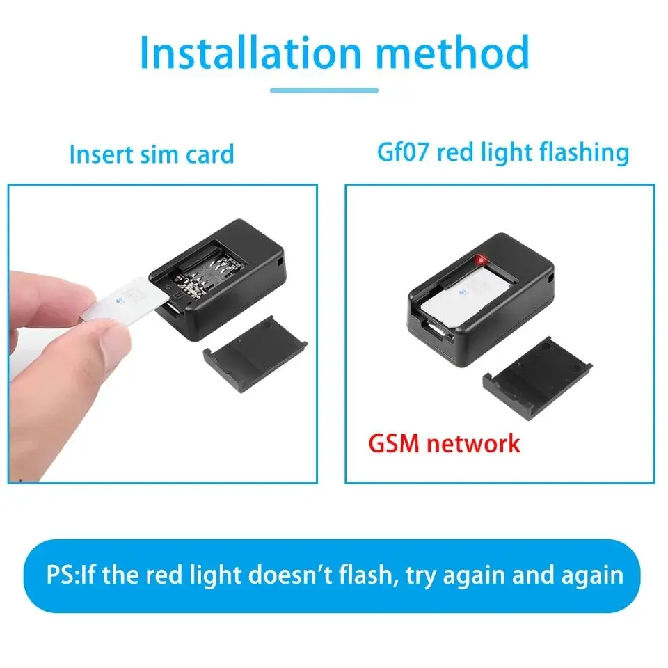Mini Gps Locator Position App Gf07 Car Gps Tracker Magnetic Vehicle Gps Locator Anti-Lost Anti-Theft Alarm Gps Tracking Device