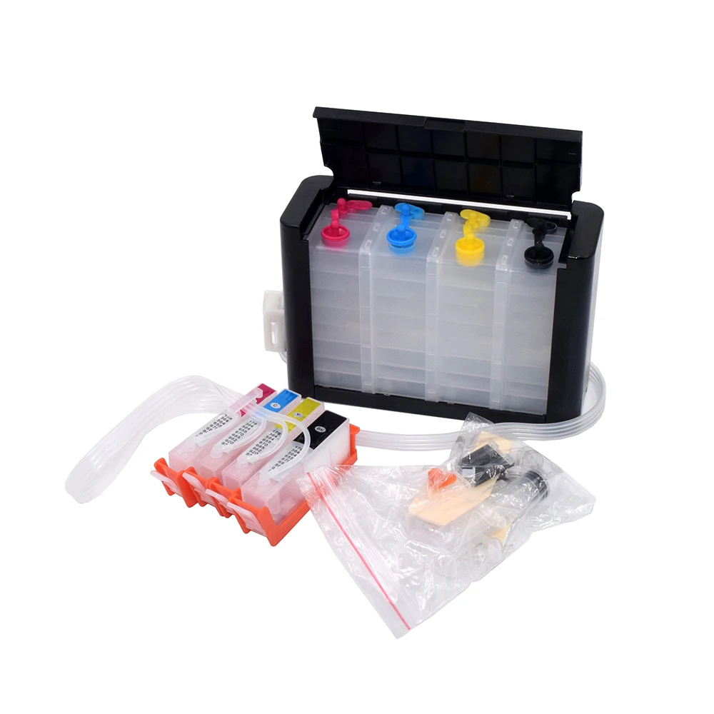 America 4Colors HP564XL 564 Continuous Ink System With Chip For HP Photosmart B209A B210A B109A B109N B210B 3522 3526 Printer