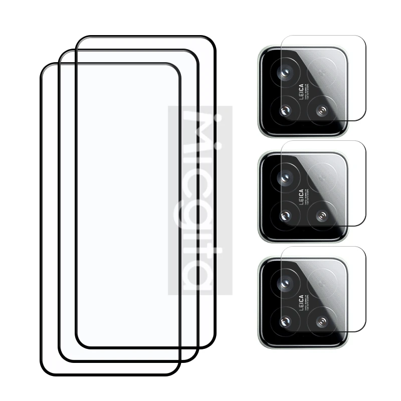 Displayschutzfolie für Xiaomi 15 Smartphone-Glas, ultradünne Fingerabdruck-Entsperrung, kratzfest, für Xiaomi 15, weiche Faser-Linsenfolie