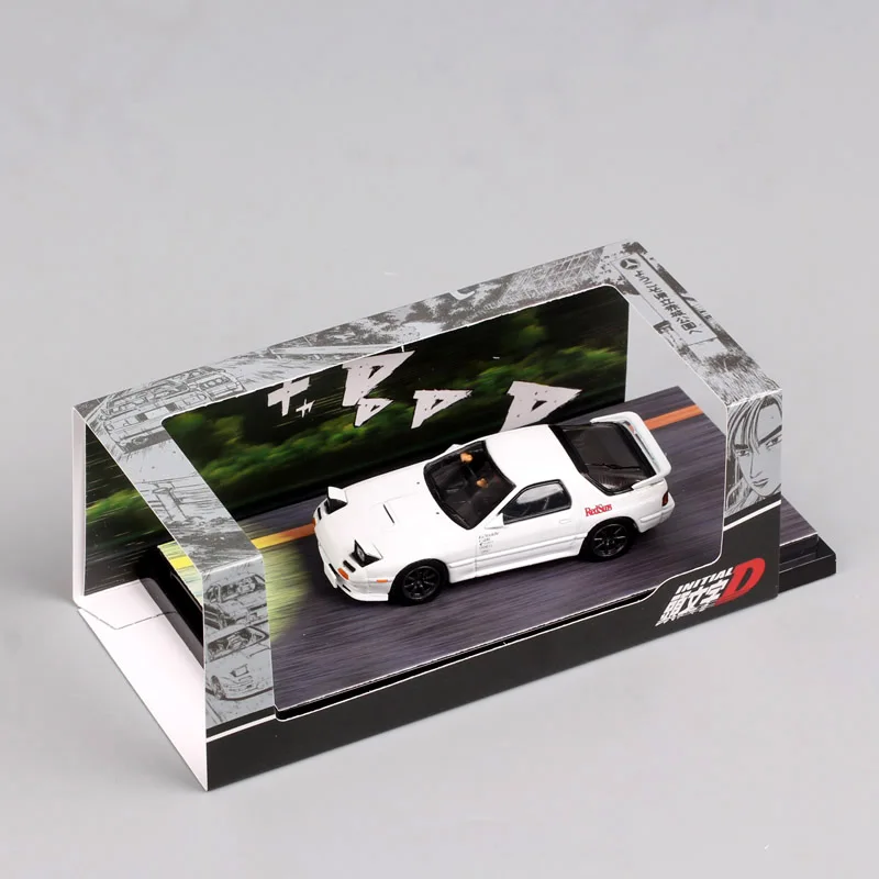 1/64 Scale Mazda RX7 FC3S FD3S Red Suns Efini RX-7 Type A RS Spirit R Bathurst Car Model Diecast Toy Vehicles Hobby Japan HJ64