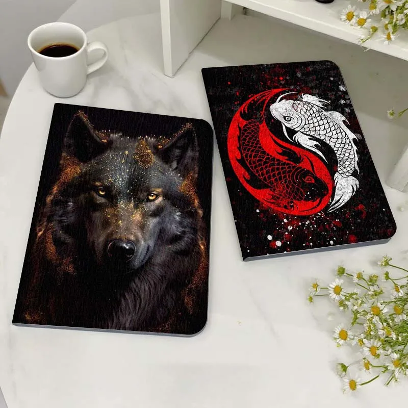 

Red White Yin Yang Koi Gift Tablet Case For Samsung Galaxy Tab S7 S8 S9 S10 FE Lite