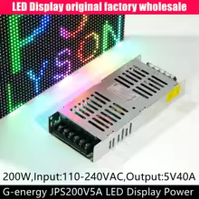 JPS200V5-A G-energy LEDディスプレイ電源 5V 40A 200W 特別割引