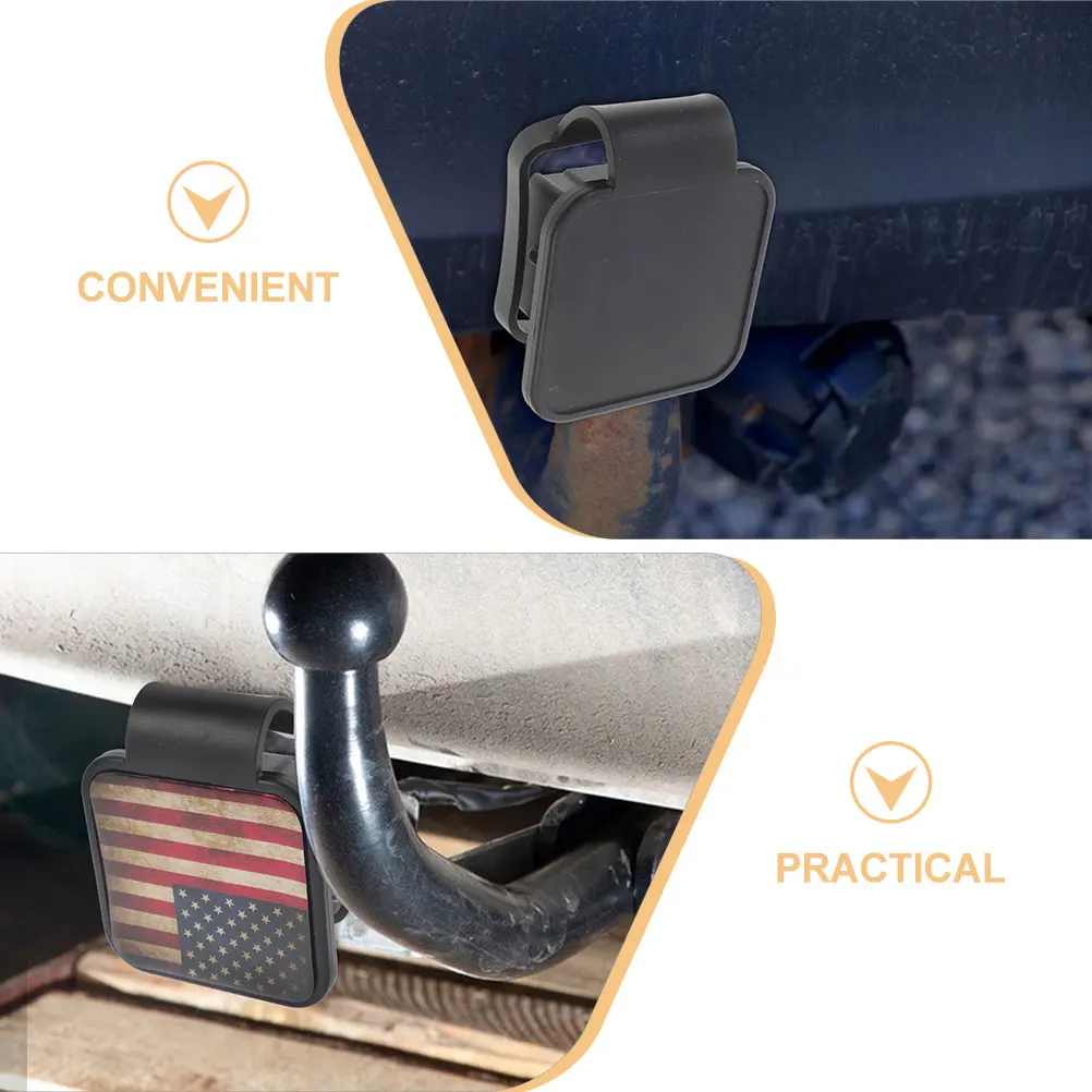 

2pcs Car Hitch Cover Trailer Hitch Cap Durable Rubber Silicone Tow Protector For Truck Vehicle Scratch Protection