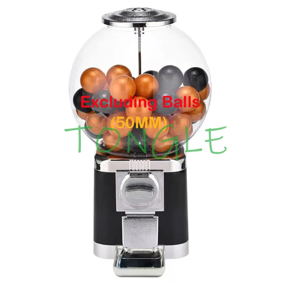 50mm Big Ball / Egg Twisting Machine, Small Household Children's Egg Vending Machine with Tray, Claw Lottery Draw Machine