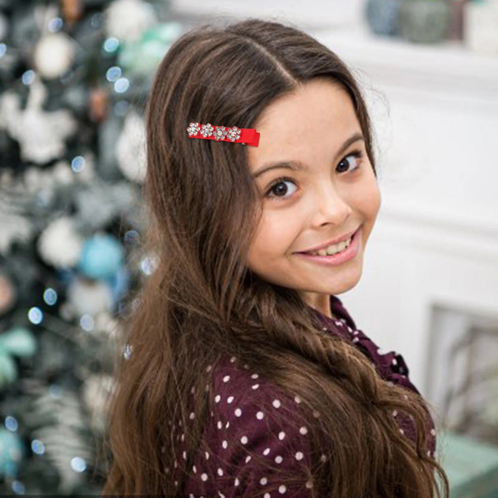 

5Pcs Chinese New Year Hair Clips Tassel Barrettes Lightweight Hair Accessories for Spring Festival Cosplay