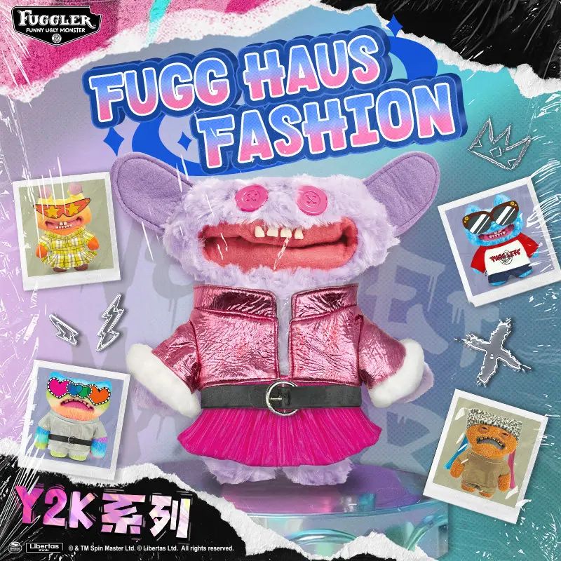 

Fuggler Teeth Monster Plush Toy Clothes Set Cute Funny Ugly Doll Outfit Trendy Collectible Accessories Fit for 23cm Plush Doll