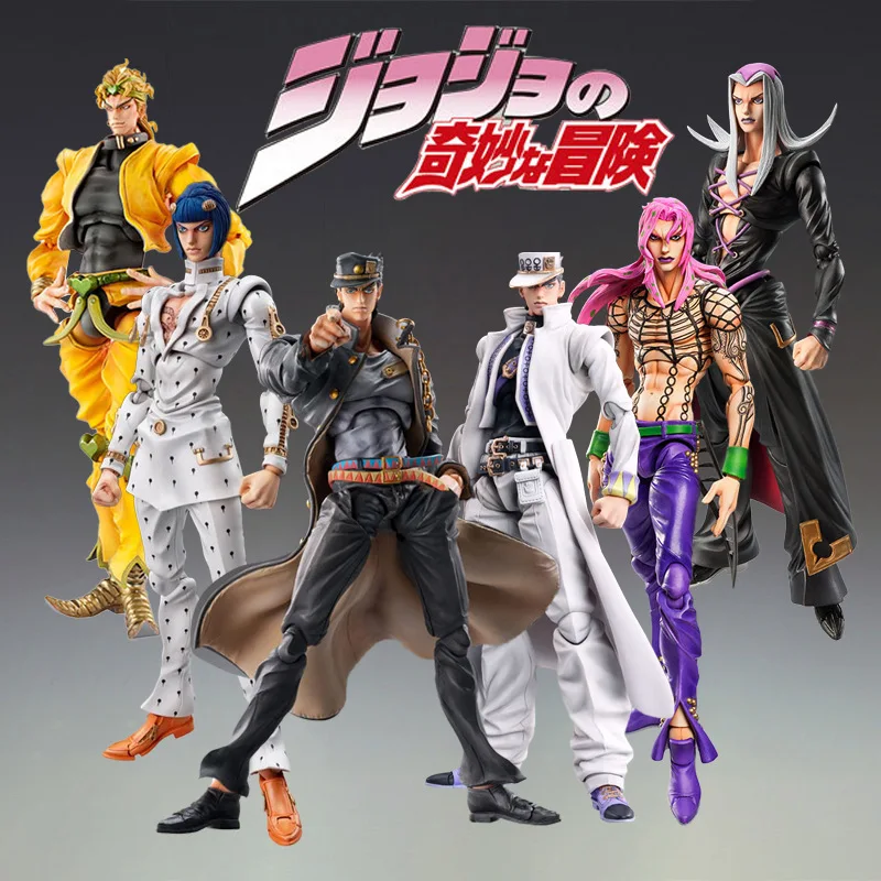 Figura de acción de anime Jojo's Bizarre Adventure: Kujo Jotaro, Dio Brando, Diavolo, Bruno Bucciarati, Leone Abbacchio, Jolyne Cujoh