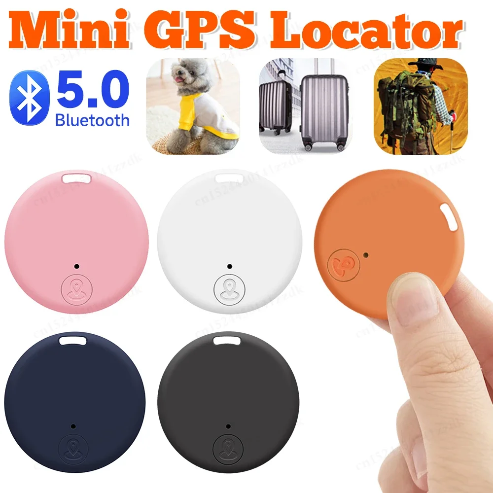 Wireless Mini Gps Tracker Car Smart Key Finder Anti Lost Alarm Wallet Keychain Locator Reminder Bluetooth APP Dog Pet Child Trac