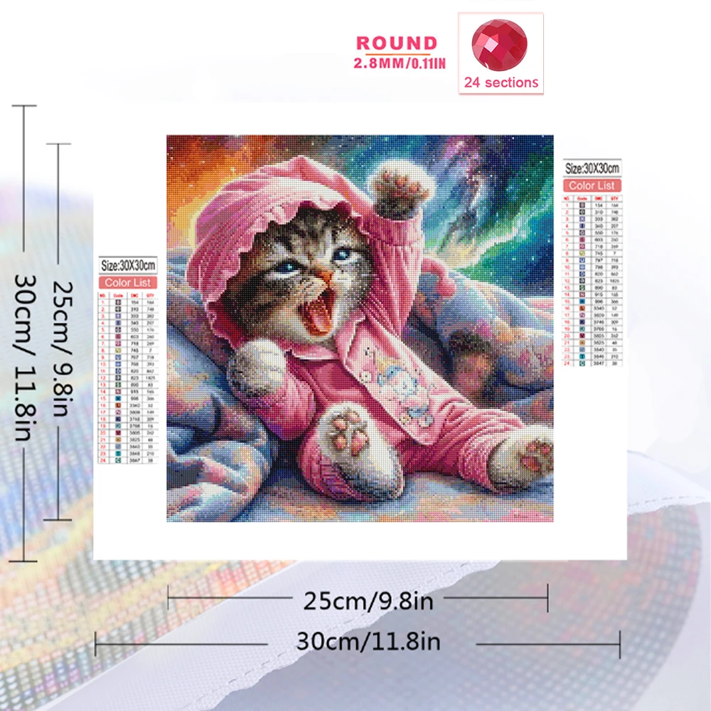 ภาพวาดเพชร EverShine ลายแมว งา - Resin Art For Beginner บทวิจารณ์และราคา